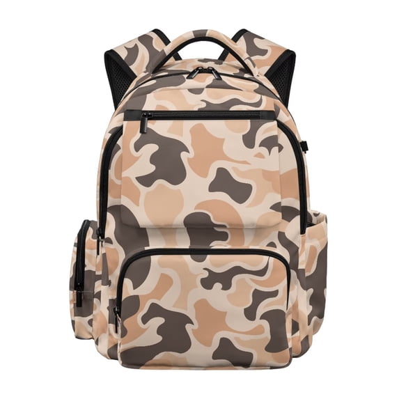 Binienty Duck Camo Kids Girls Backpack Age 6-8 Lightweight Waterproof School Backpack with Side Pockets Rucksack Students Back to School Gifts