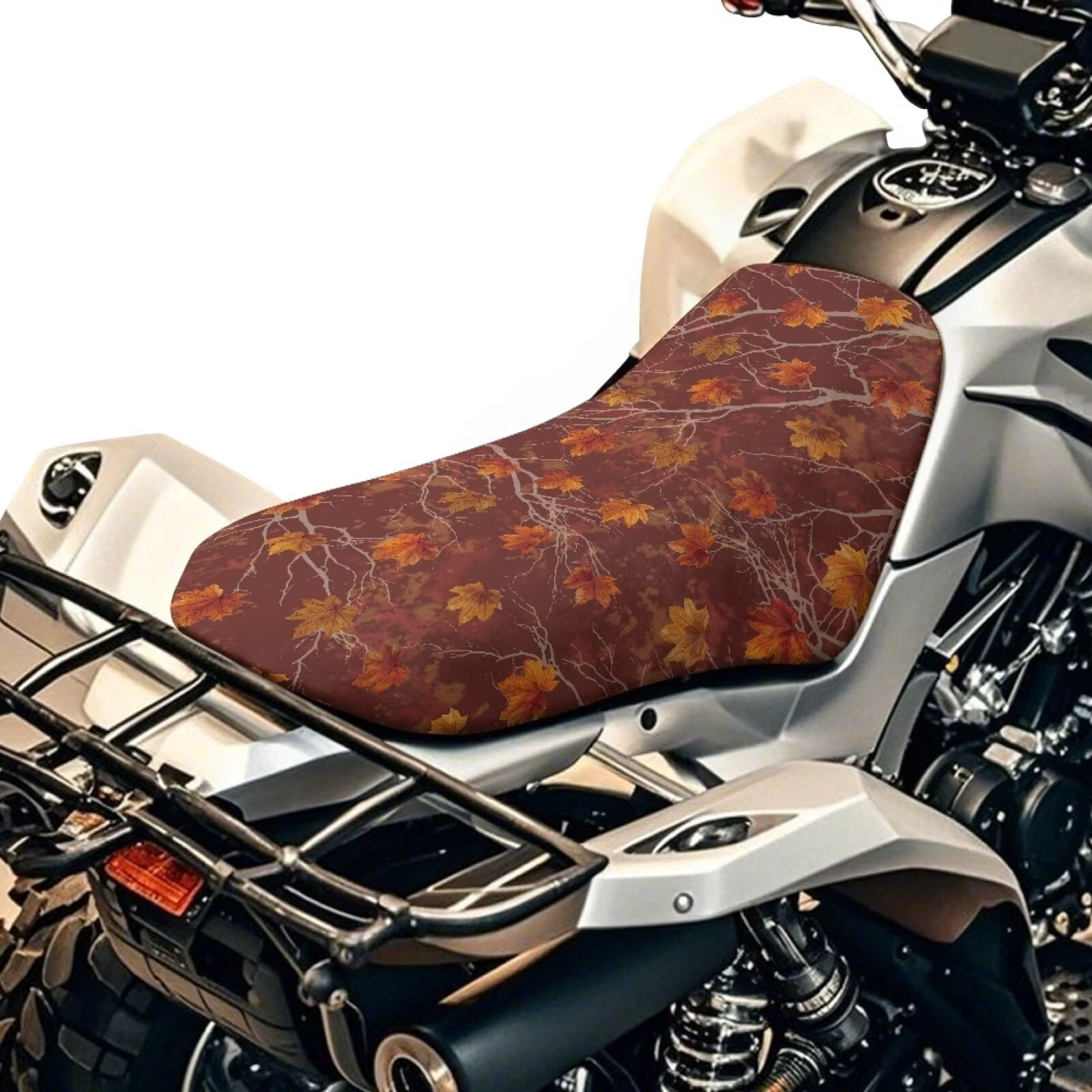 Fall Wheller Binienty Fall Maple Camo Hunting Universal ATV Seat Cover Waterproof ...