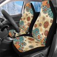thumbnail image 1 of Binienty Fluffy Car Seat Covers 2 PC Bohemian Mandala Auto Front Seat Pad Soft Cozy Plush Car Bucket Covers Fuzzy Auto Interior Decor Accessories for Women Girly, 1 of 8