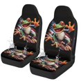 thumbnail image 1 of Binienty Frog Front Car Seat Covers Front Seats Only Decorative Waterproof Vehicle Seat Covers for Cars SUV Truck Van, Easy to Install, 1 of 8