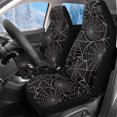 thumbnail image 1 of Binienty Halloween Car Seat Cover Protector Front Seats Fabric Soft Plush Cozy Automotive Bucket Seat Covers Easy to Install Stretchy Carseat Cushion 2 Pack Auto Accessories, 1 of 8
