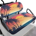 thumbnail image 1 of Binienty Hawaiian Palm Tree Golf Cart Seat Covers for Bench and Backrest 2 Pieces Golf Cart Seat Covers Kit Soft Non-slip Golfcart Seats Dust Cover Washable, 1 of 8
