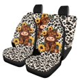 thumbnail image 1 of Binienty Highland Cow Car Seat Covers Full Set For Women Sunflower Car Accessories Set Front and Rear Split Bench Protection Fits for Most Car Van Sedan Truck SUV, 1 of 7