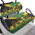 thumbnail image 1 of Binienty Jamaica Flag Palm Tree Golf Cart Seat Covers for 2-Person Seats Floral Golf Cart Accessories for Women Girly Golfcart Seat Cover Towel Blanket, Easy to Install, 1 of 8