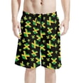 thumbnail image 1 of Binienty Men's Board Shorts Beach Swim Trunks With Jamaican Heart Pattern - Quick Dry for Summer Vacation, Surfing and Beach Activities, 1 of 6