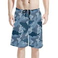 thumbnail image 1 of Binienty Men's Board Shorts Swim Trunks With Fish Camo Design - Quick Dry for Beach Swimming and Summer Vacation, 1 of 7