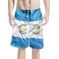 Binienty Men's Board Shorts Swim Trunks With Guatemala Flag Pattern ...