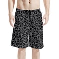 thumbnail image 1 of Binienty Men's Board Shorts Swim Trunks With Leopard Print - Quick Dry for Summer Beach and Water Activities, 1 of 9