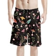 thumbnail image 1 of Binienty Men's Board Shorts Swim Trunks With Mushroom Floral Design - Quick Dry for Beach Swimming and Summer Vacation, 1 of 9
