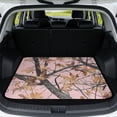 thumbnail image 1 of Binienty Pink Tree Branch Print Universal Car Cargo Liner, 29" x 39" Anti-Skid Rear Trunk Mat, Durable Scratch Resistant Vehicle Interior Accessory Fit for Most Sedan SUV, 1 of 7