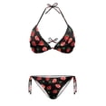 Binienty Polyester Fabric Strawberry Pattern Swimwear, Plus Size ...