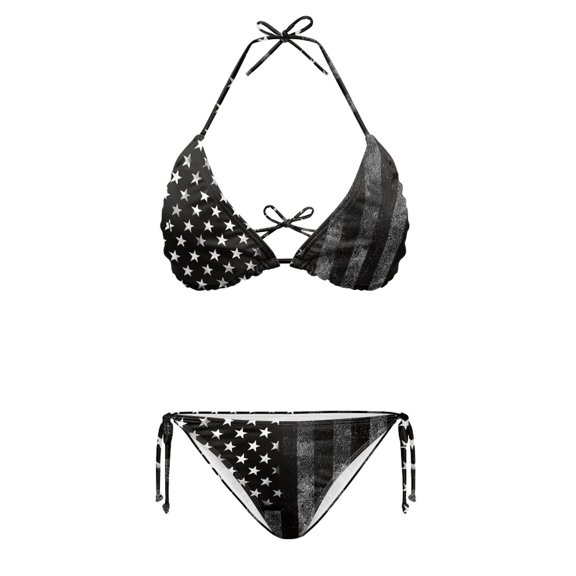 Binienty Professional Sutures Two Piece Swimsuit for Vacation Beach Plus Size Design Sexy Bikini Swimsuit, Bathing Suit