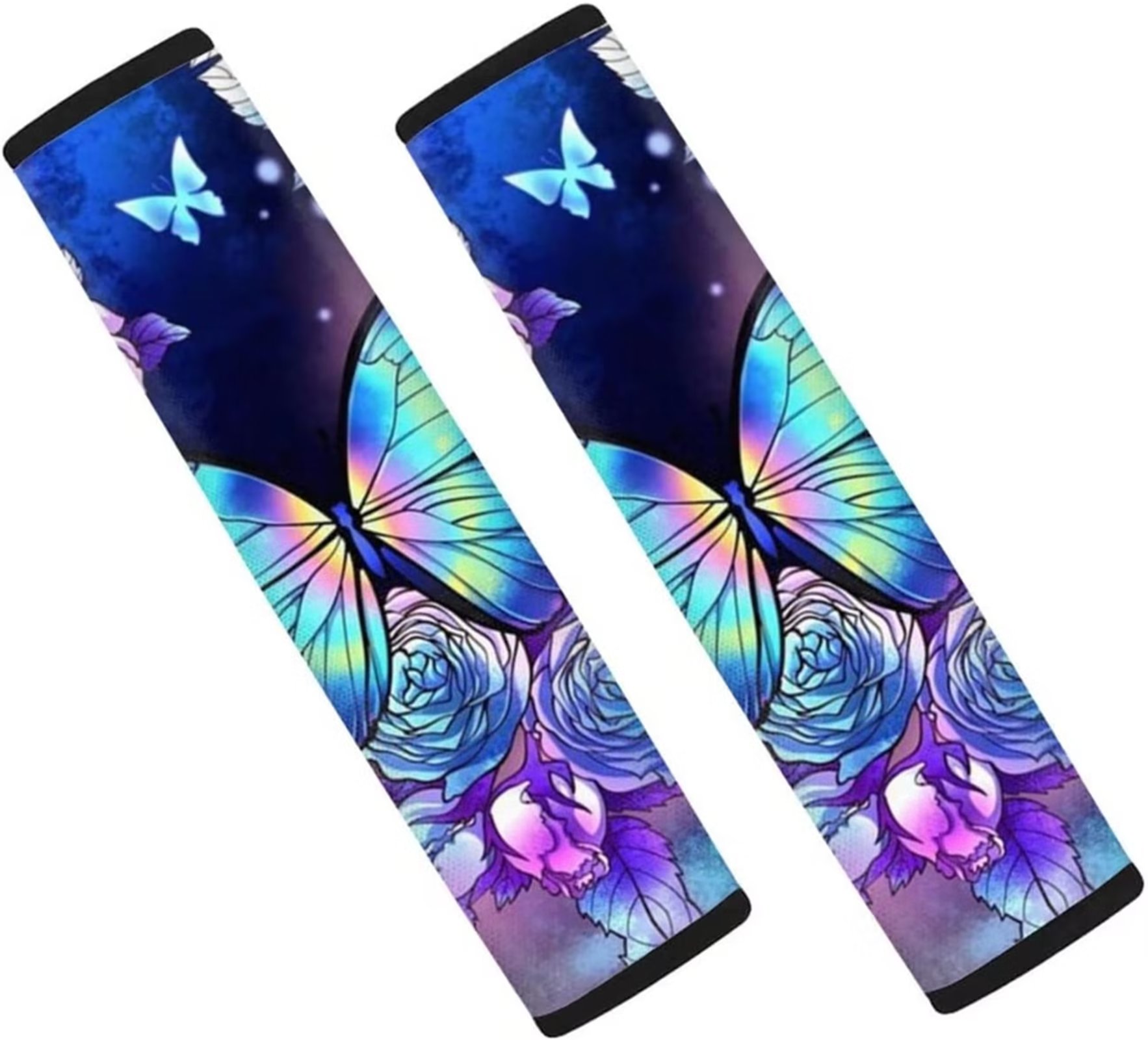 Binienty Rose Butterfly Car Accessories Seat Belt Covers for Adults