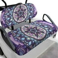 thumbnail image 1 of Binienty Universal Golf Cart Seat Covers Boho Mandala Golfcart Accessories for Women Golf Cart Seat Cover Sets Washable Fabric, Easy to Install, 1 of 8