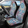 thumbnail image 1 of Binienty Vintage Car Seat Covers for Women Boho Mandala Car Seat Covers Set for Front Seats Universal Auto Accessories Cushion Protectors Fit for SUV Sedan Truck, 1 of 7