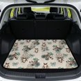 thumbnail image 1 of Binienty Western Horse Print Universal Auto Cargo Liner, Anti-Skid Backing Rear Trunk Mat, Wear Resistant Stylish Vehicle Interior Accessory, 29" x 39" Fit for Most Sedan SUV Wagon, 1 of 7