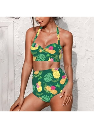 Womens pineapple bikini top