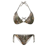 Binienty Woodland Camouflage Pattern Ladies Bikini for Beach Pool ...