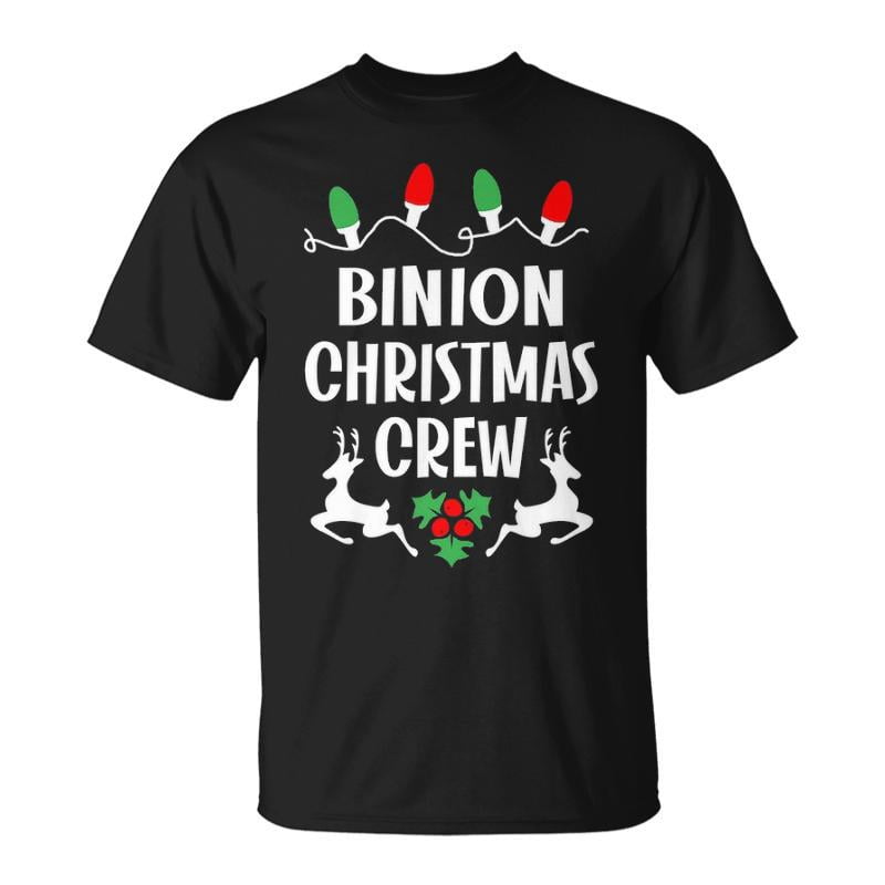 Binion Name Christmas Crew Binion TShirt - Walmart.com