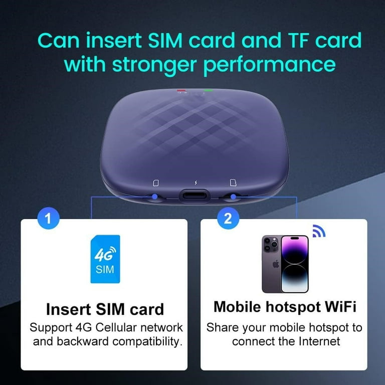 Binize Android 12 CarPlay Ai Box , 8 core 8+128GB,3 -in -1 for OEM 
