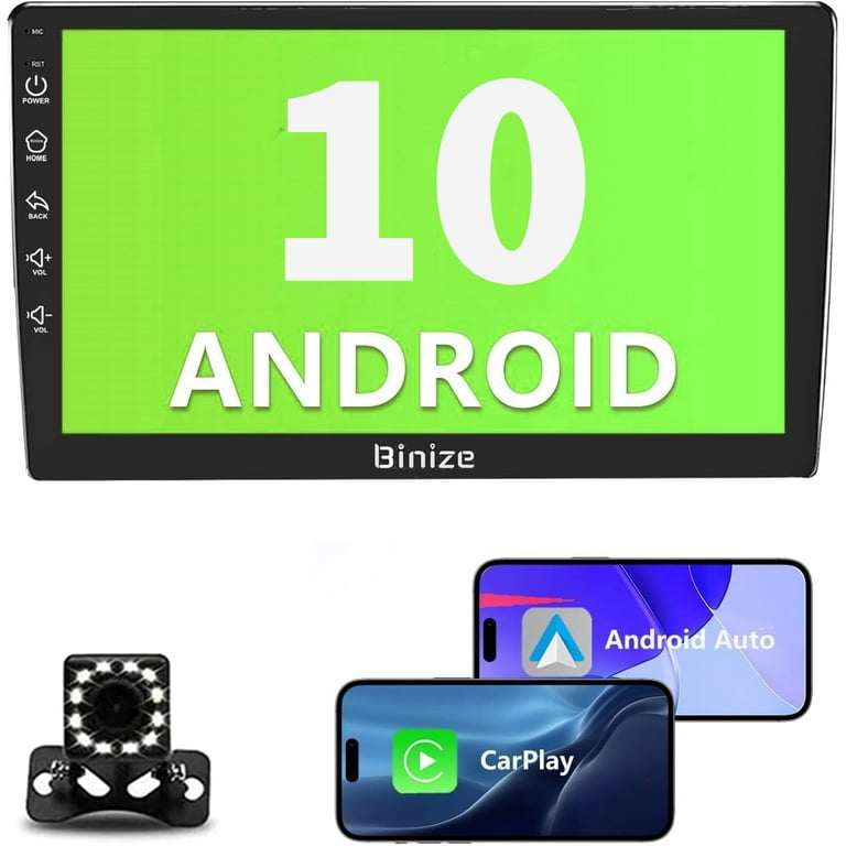 2 Din Android Car Radio Wireless Carplay Android-Auto Bluetooth