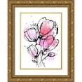thumbnail image 1 of Binkin, Lesia 14x18 Gold Ornate Wood Framed with Double Matting Museum Art Print Titled - Pink Mod 1, 1 of 4