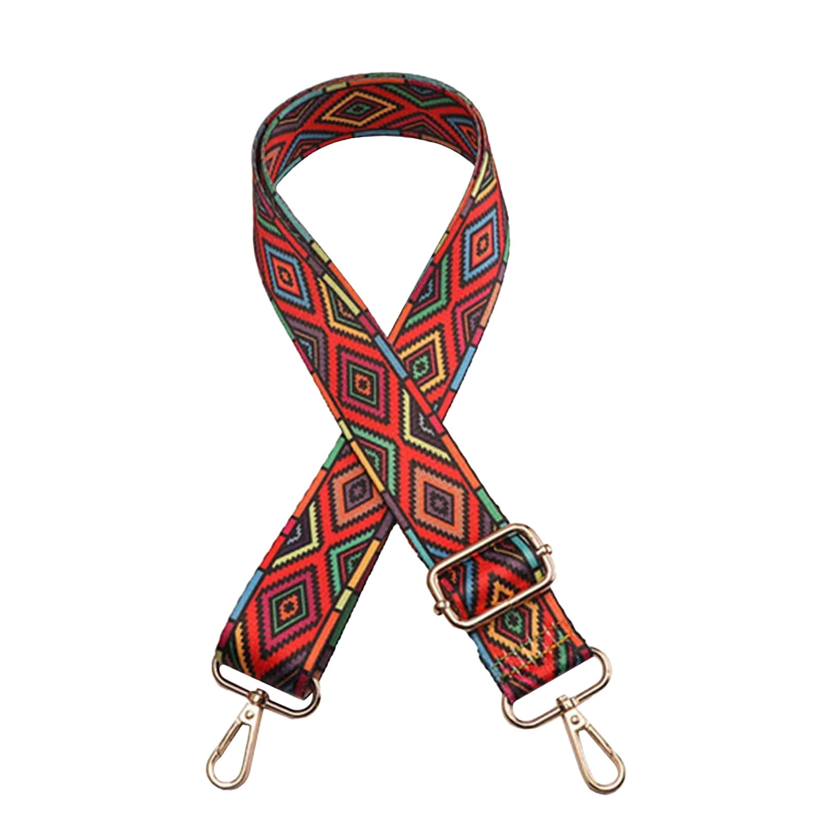 Binkne Clearance! Adjustable Shoulder Strap Wide Bag Strap Ethnic Style