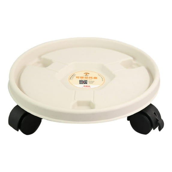 Binkne Flower Pot Shelf, Planter Caddies with Wheels Plastic Flower Pot Stand Set Indoor Outdoor Movable Planter Stand Rack on Rollers Planter Trolley Casters Rolling Tray, 1Pc Pallet, Clearance Sale