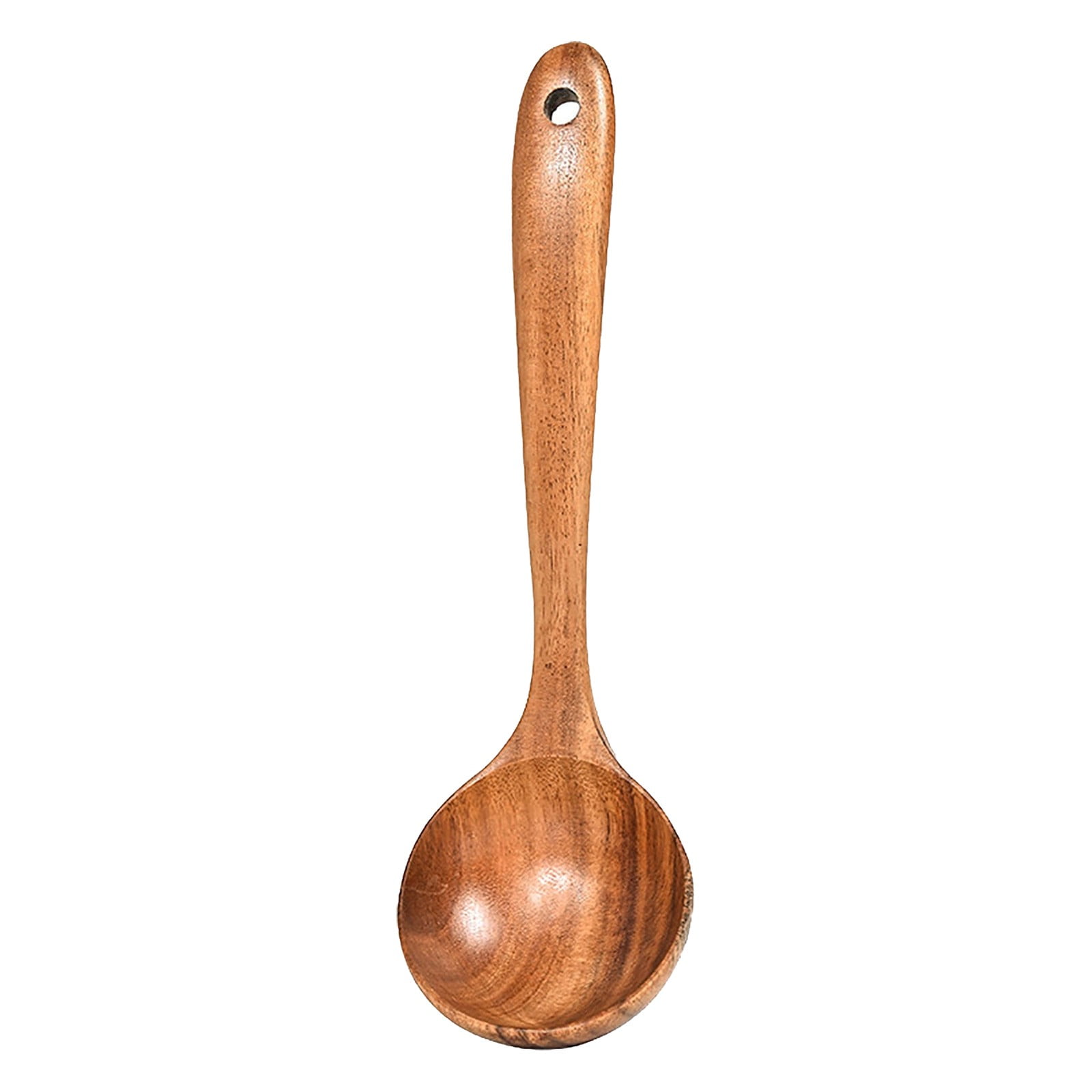 Binkne Tableware, Soup Spoon, 1X Soup Spoon, Travelwant Wooden Kitchen Utensils Spoons Non Stick Spatula Cooking Utensils Wood Spatula Slotted Spatula Angled Turner Spatula Serving Cooking Spoon