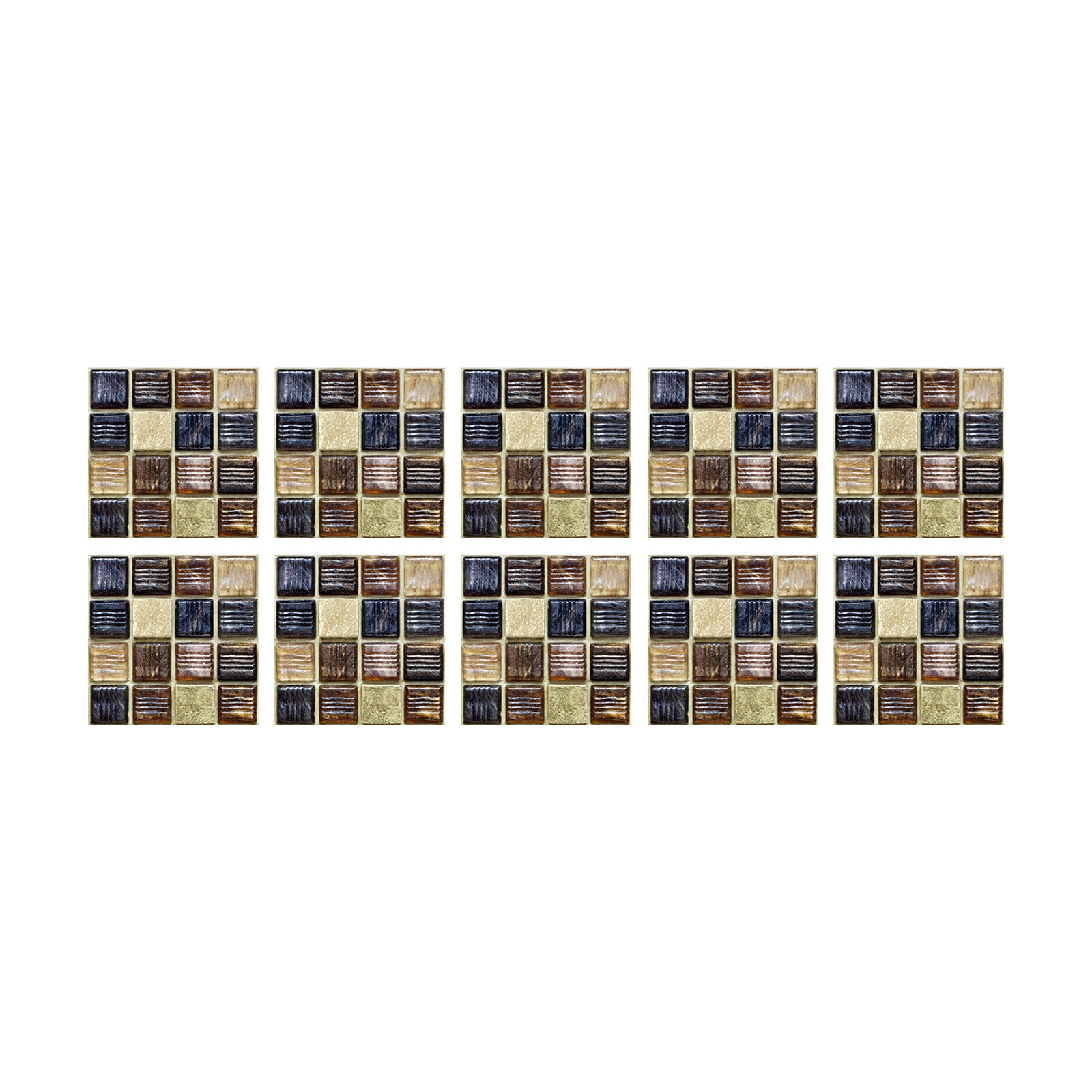 Binkne Wall Stickers, Simulation Tile Stickers Self Adhesive Crystal