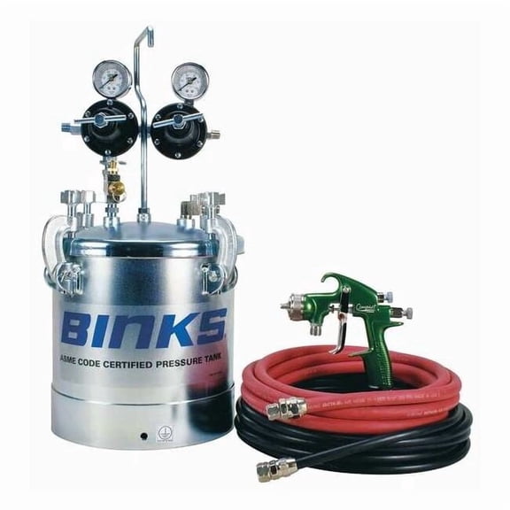Binks 2.8 Gal Tank Outfit with Trans Tech Gun 98-3146