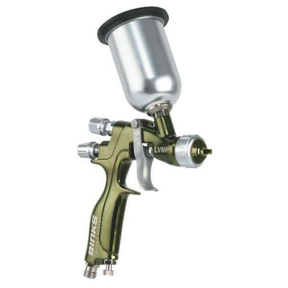Binks Conventional Spray Gun,Mdm,Gravity,4 oz. 1466-12LV-B1S