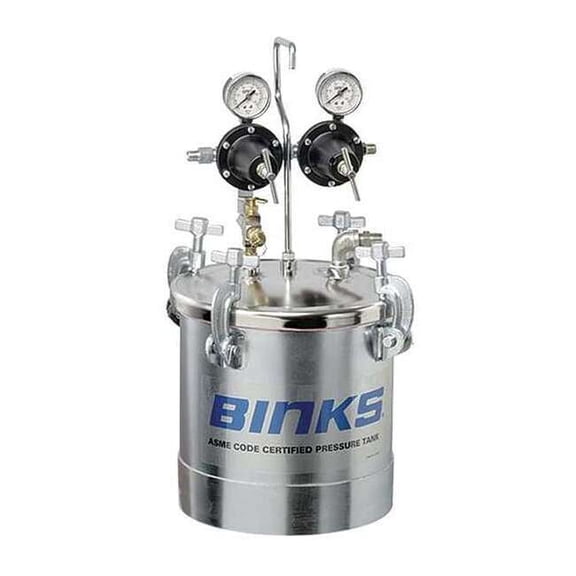 Binks Pressure Tank,2.8 Gal 83Z-220