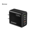 thumbnail image 1 of Binmer 120W 5-Port Fast Charging Wall Charger,5V 2.4A Power Adapter, 1 of 7
