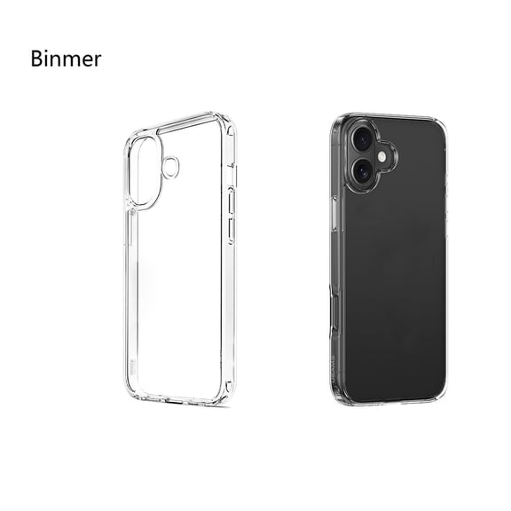 Binmer Clear Phone Case,16 Case Cover Phone Protection Case