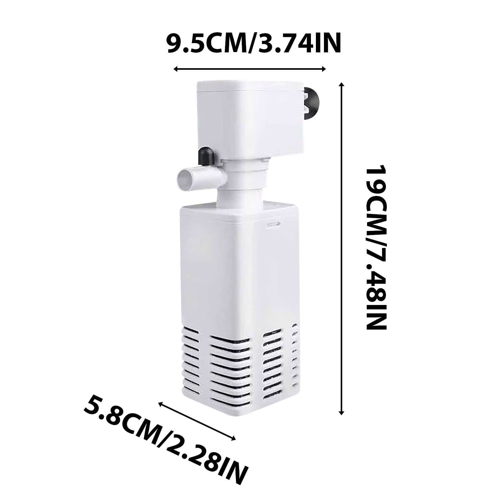 Curated visual reference: Picture Idea: Binmer Fish Tank Filter Three In One Filter Pump Circulation