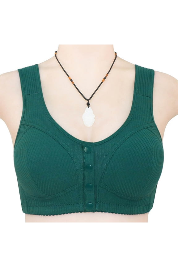 Women Bar Plus Size Embroidered Glossy Comfortable Breathable Bra Underwear No Rims