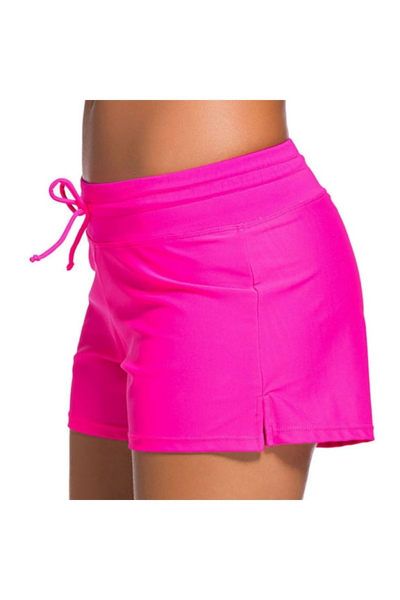 Women's Plus Size Breathable Underwear Swimsuit Shorts Tankini Swim Briefs Plus Size Bottom Boardshort Swim Short