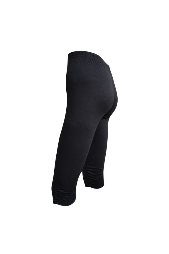 Womens Yoga Capris Plus Size Fashion Womens Leggings Fitness Running Solid Sports Yoga Capris Pants