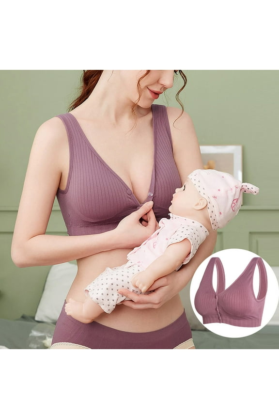 women bras plus size Nursing Bra for Breastfeeding Wireless Maternity Bra