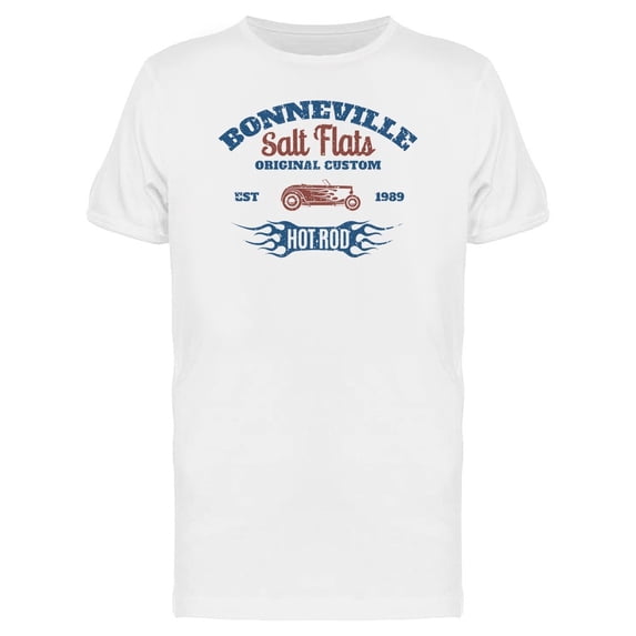 Binneville Salt Flats Hot Rod T-Shirt Men -Image by Shutterstock, Male Small