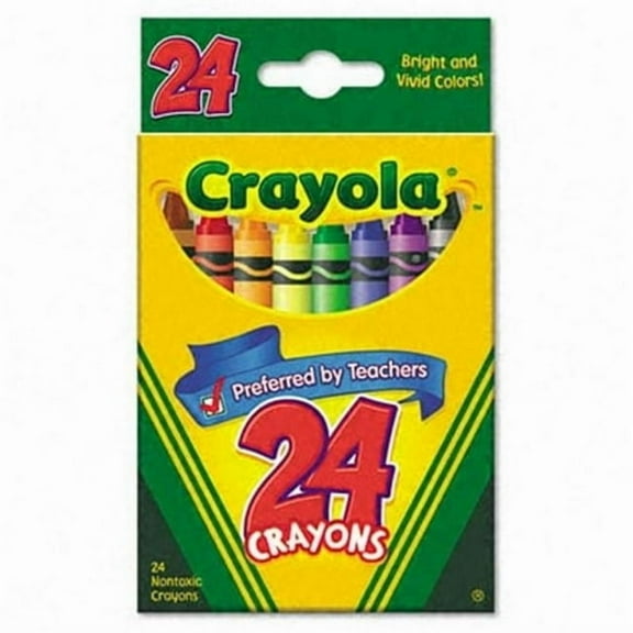 Binney & Smith  Classic Color Pack Crayons  Wax  24 Colors per Box