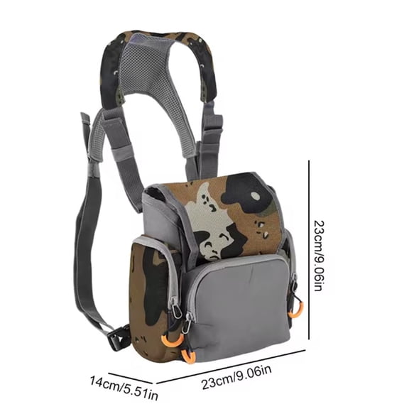 Binocular Chest Pack with Harness & Rangefinder Pouch Bino Chest Rig for Hunting