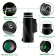 Binocular Lens Covers 42mm Highpower BAK4 telescope with fast
