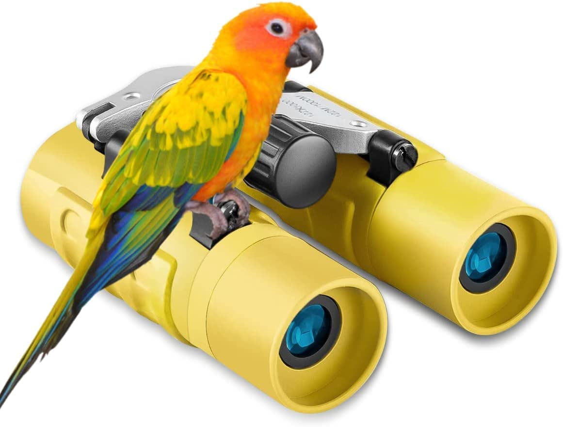 Binoculars 122x1000 Compact with Clear Low Light Vision, Large Eyepiece Waterproof Binocular for Adults Kids, High Power Easy Focus Bird Watching, Hunting, Travel, Sightseeing