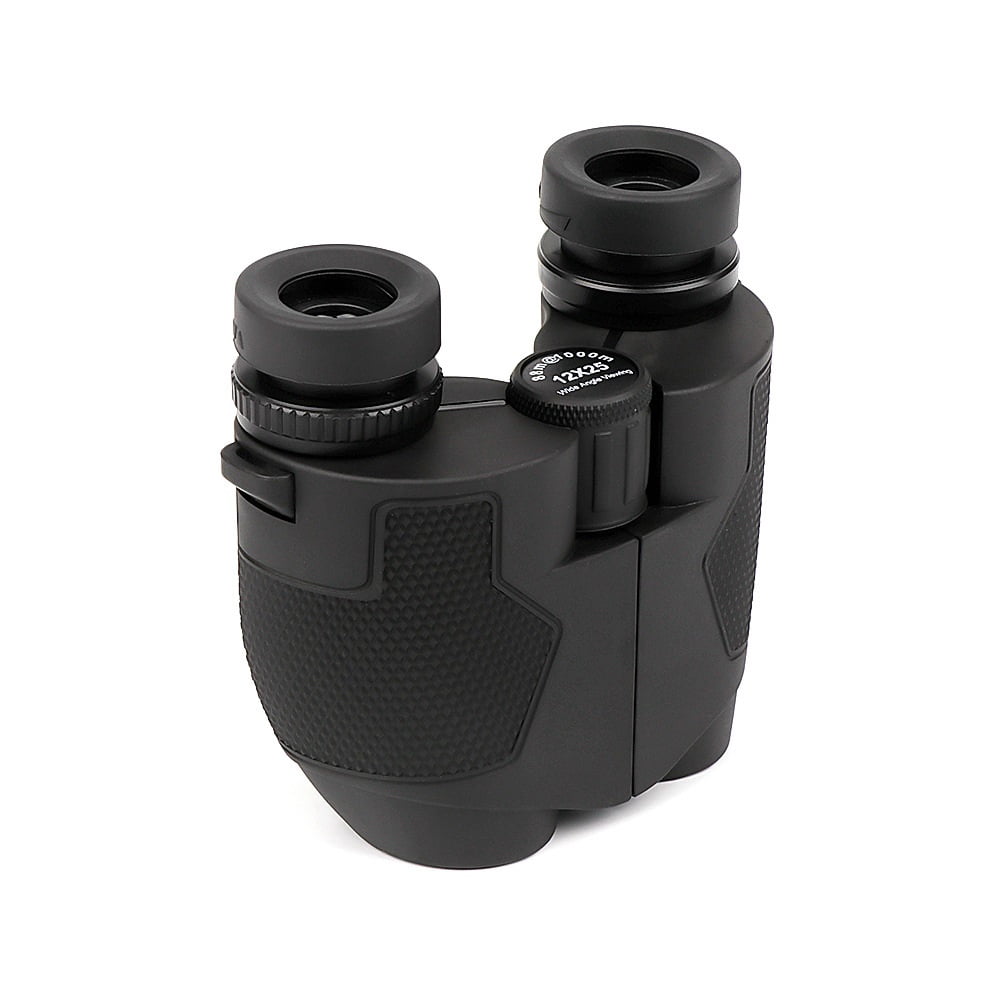 Binoculars 12x25 for Adults and Kids Low Light Vision Binoculars Compact Binocular Large Eyepiece Waterproof Binocular Wide Field of View for Bird Watching,Hiking,Hunting,Concert with Carrying Bag