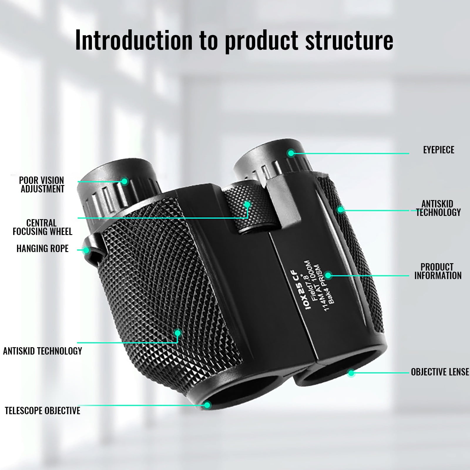 Binoculars for Kids Real Mini Compact Binocular Holders for Binoculars
