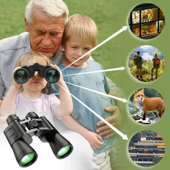 Binoculars for Adults - 7.9 x 7.1 x 2.4in 8-24x50 HD with BAK-4 Prisms & Night Vision for Hunting, Bird Watching, Concerts
