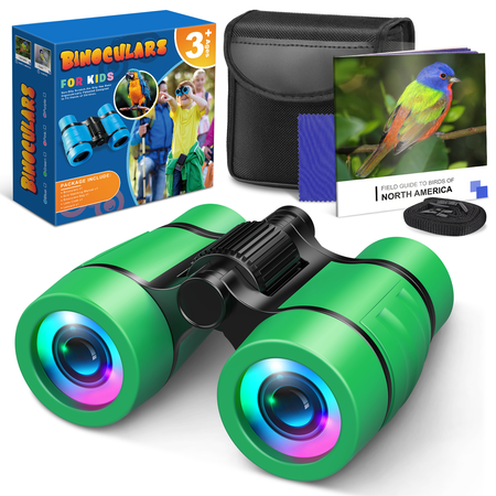 Binoculars for Kids, 8X21 Compact High Resolution Binocular, Toys for Boys Girls 3-12 Years Old Gifts Camping, Bird Watching, Outdoor Sports