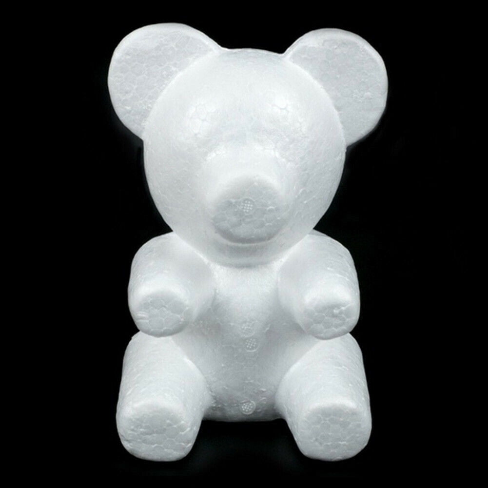 30cm Modelling Polystyrene Styrofoam White Foam Bear Mold Teddy For  Valentine's Day Gifts Birthday Party Wedding Decoration